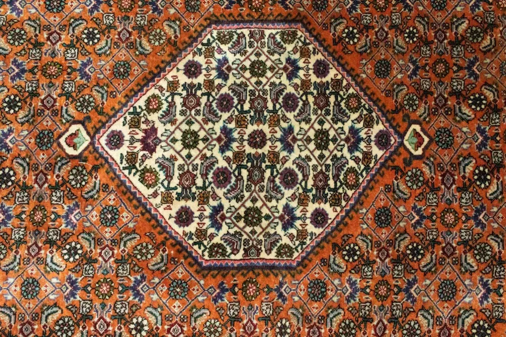 Persisk teppe - Bijar - 220 x 134 cm - rust