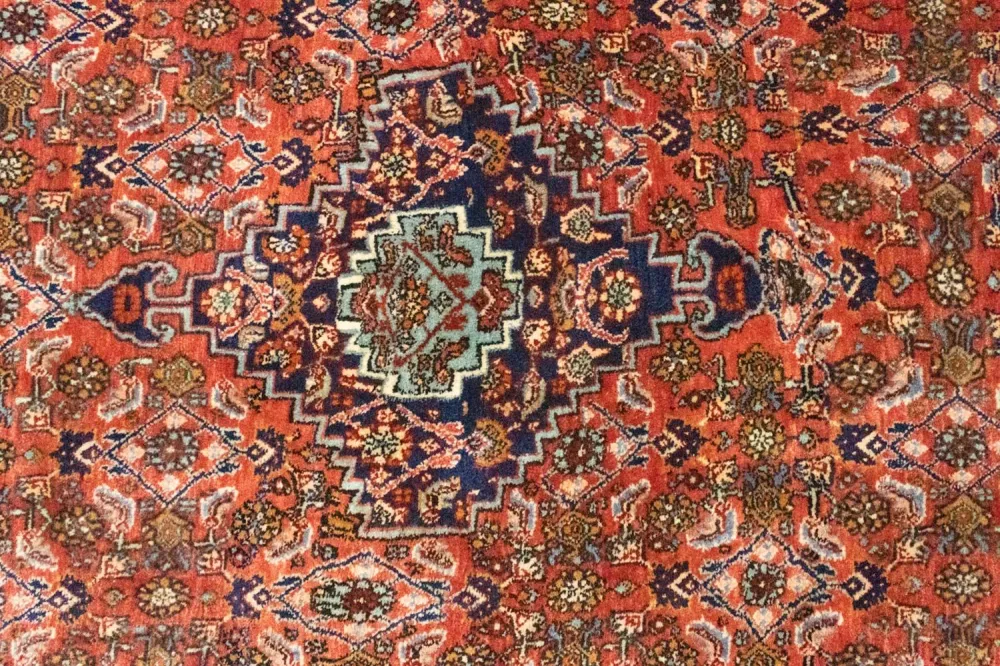 Persisk teppe - Bijar - 222 x 150 cm - rust