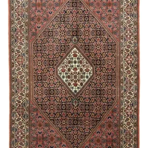 Persisk teppe - Bijar - 226 x 142 cm - blå