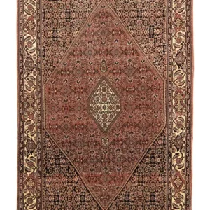 Persisk teppe - Bijar - 230 x 137 cm - rød