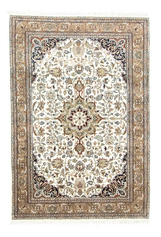Persisk teppe - Bijar - 242 x 168 cm - beige