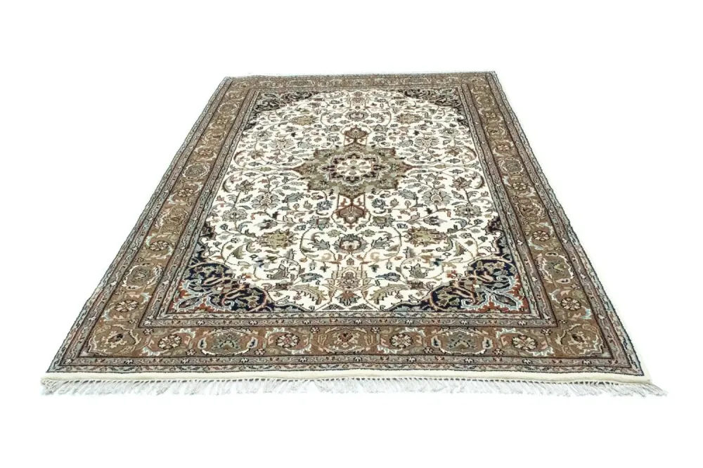 Persisk teppe - Bijar - 242 x 168 cm - beige