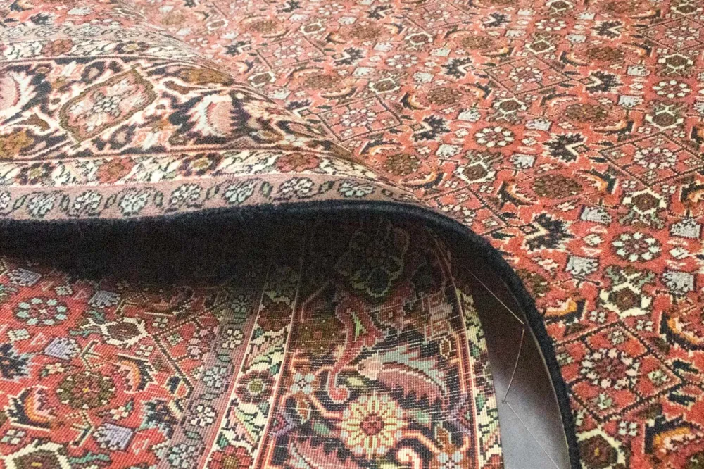 Persisk teppe - Bijar - 243 x 174 cm - blå