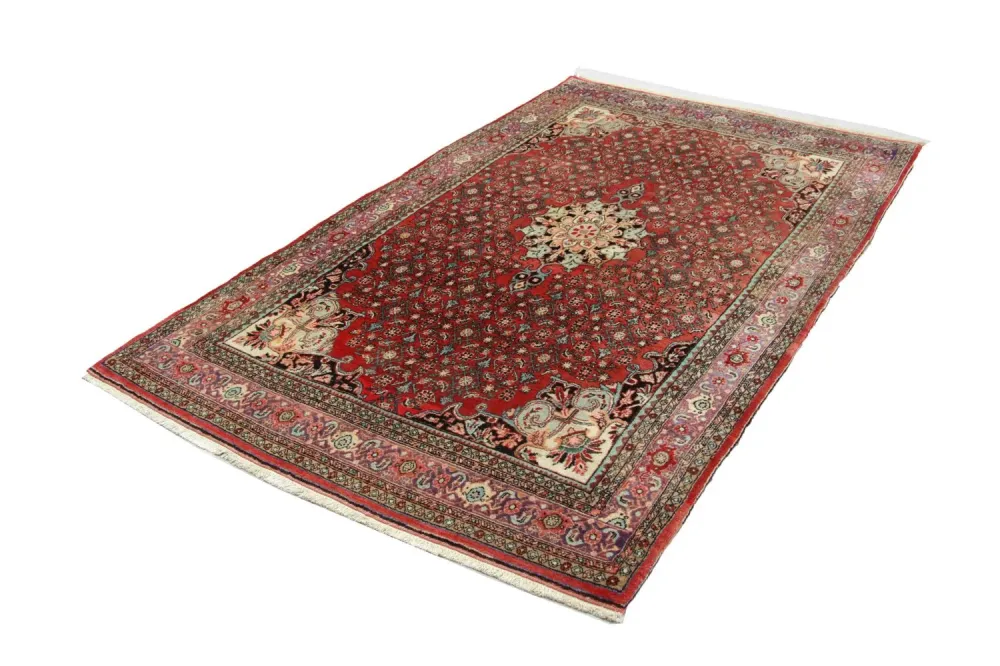 Persisk teppe - Bijar - 245 x 144 cm - brun
