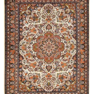 Persisk teppe - Bijar - 248 x 179 cm - beige