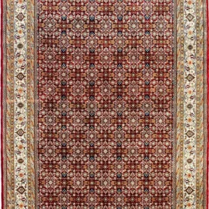 Persisk teppe - Bijar - 250 x 200 cm - rød