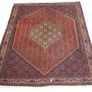 Persisk teppe - Bijar - 255 x 200 cm - brun