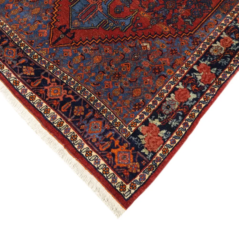 Persisk teppe - Bijar - 257 x 143 cm - mørk rød