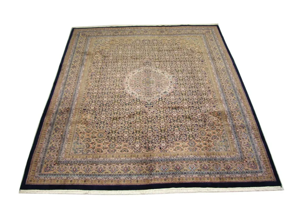 Persisk teppe - Bijar - 290 x 248 cm - blå