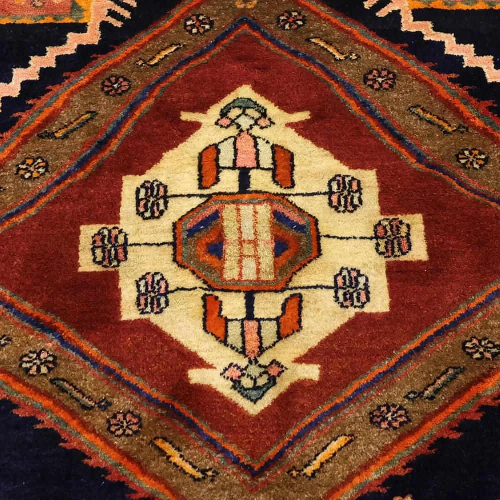 Persisk teppe - Bijar - 293 x 174 cm - mørk rød
