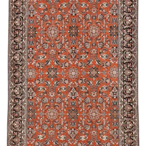 Persisk teppe - Bijar - 295 x 202 cm - lys rød