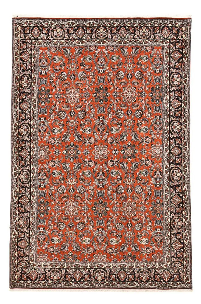 Persisk teppe - Bijar - 295 x 202 cm - lys rød