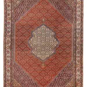 Persisk teppe - Bijar - 312 x 205 cm - oransje