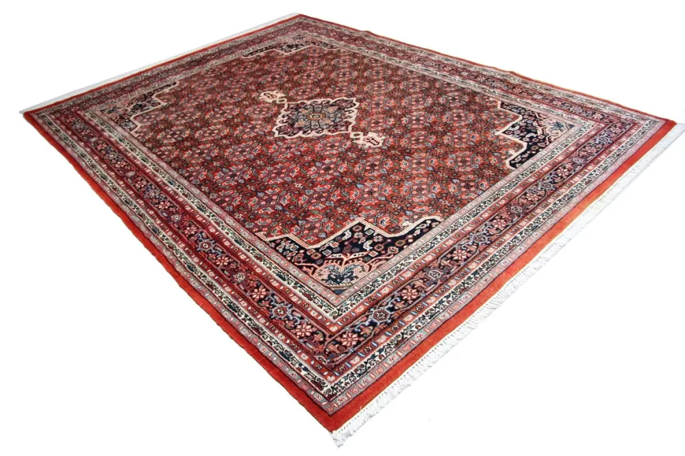 Persisk teppe - Bijar - 313 x 250 cm - rød