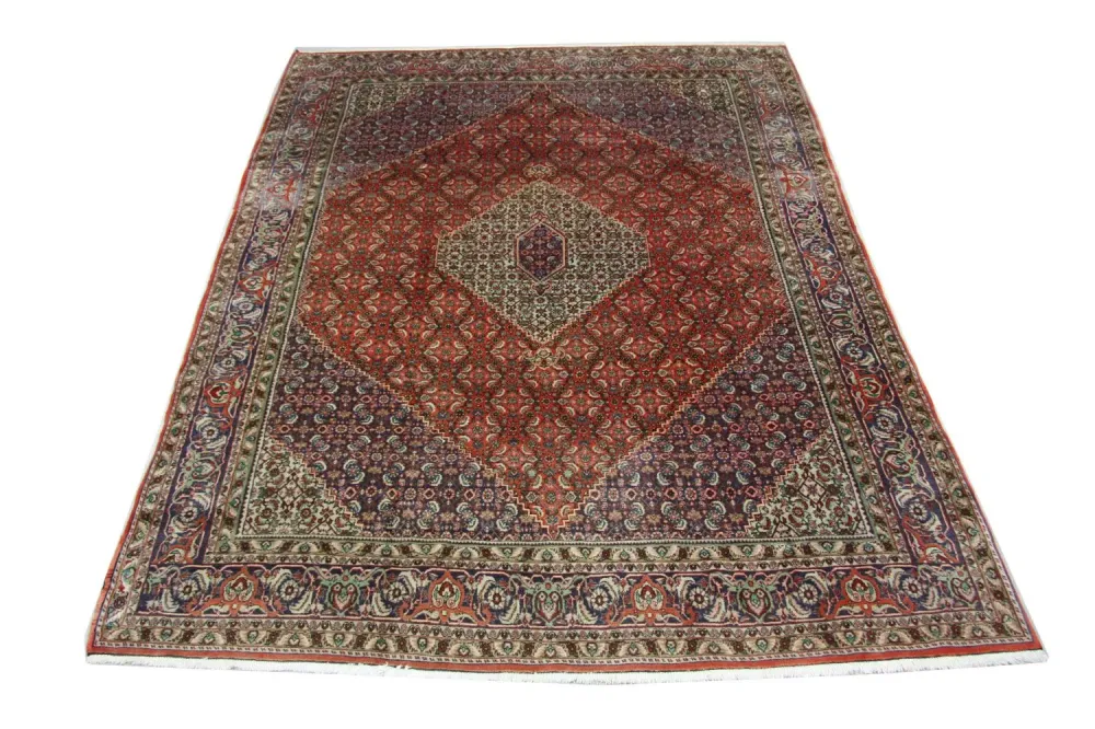 Persisk teppe - Bijar - 335 x 245 cm - brun