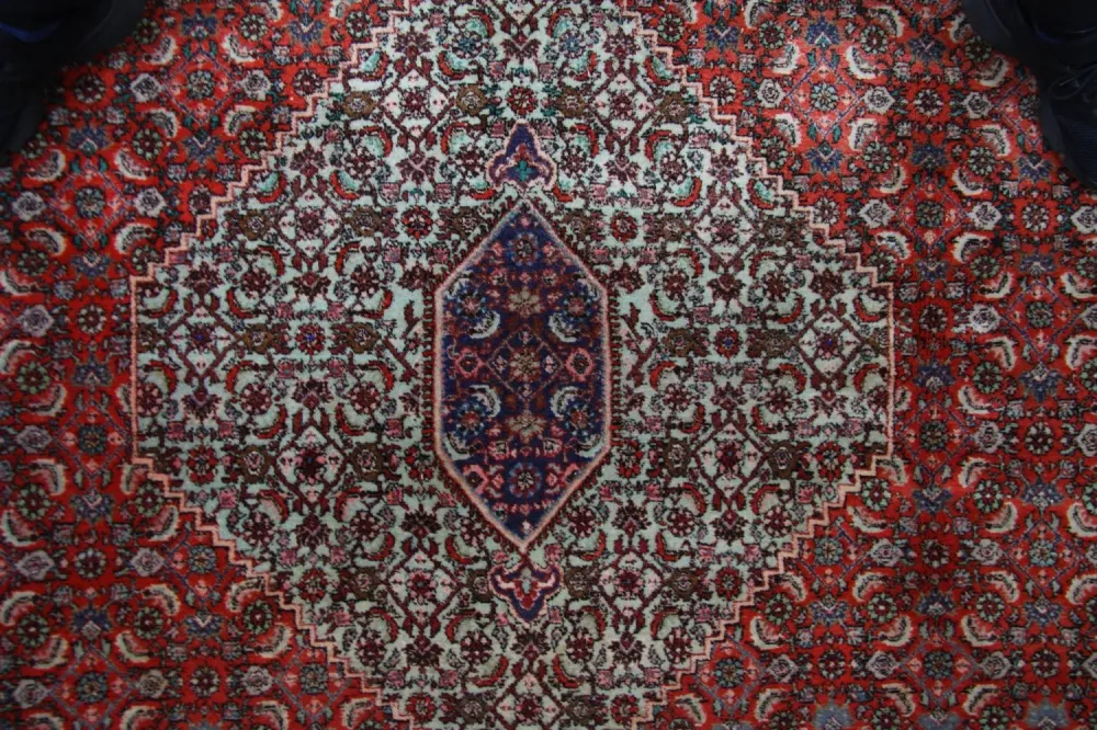 Persisk teppe - Bijar - 335 x 245 cm - brun
