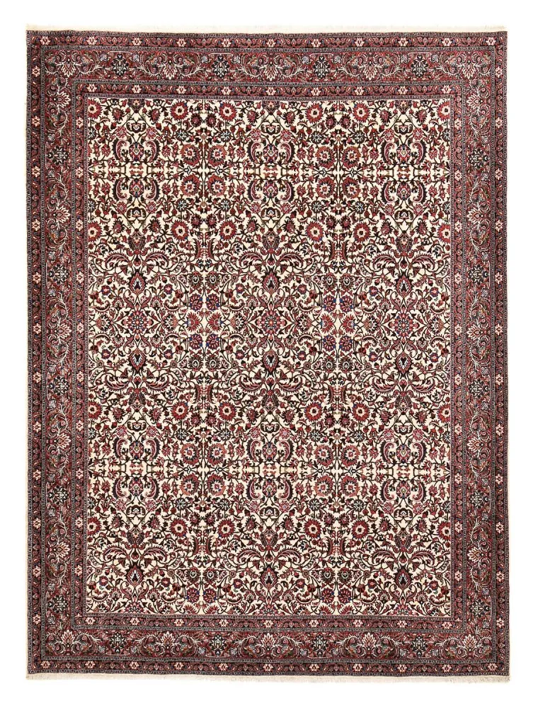 Persisk teppe - Bijar - 400 x 302 cm - bordeaux rød