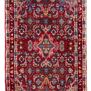 Persisk teppe - Bijar - 80 x 52 cm - bordeaux rød