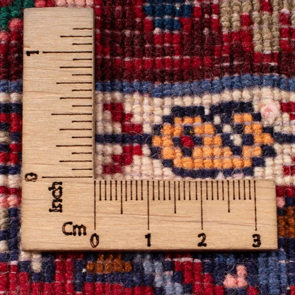 Persisk teppe - Bijar - 76 x 55 cm - bordeaux rød