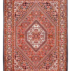 Persisk teppe - Bijar - Royal - 98 x 70 cm - rød