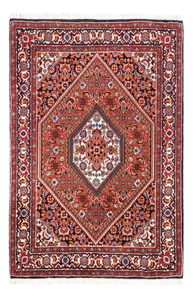 Persisk teppe - Bijar - Royal - 104 x 72 cm - rød