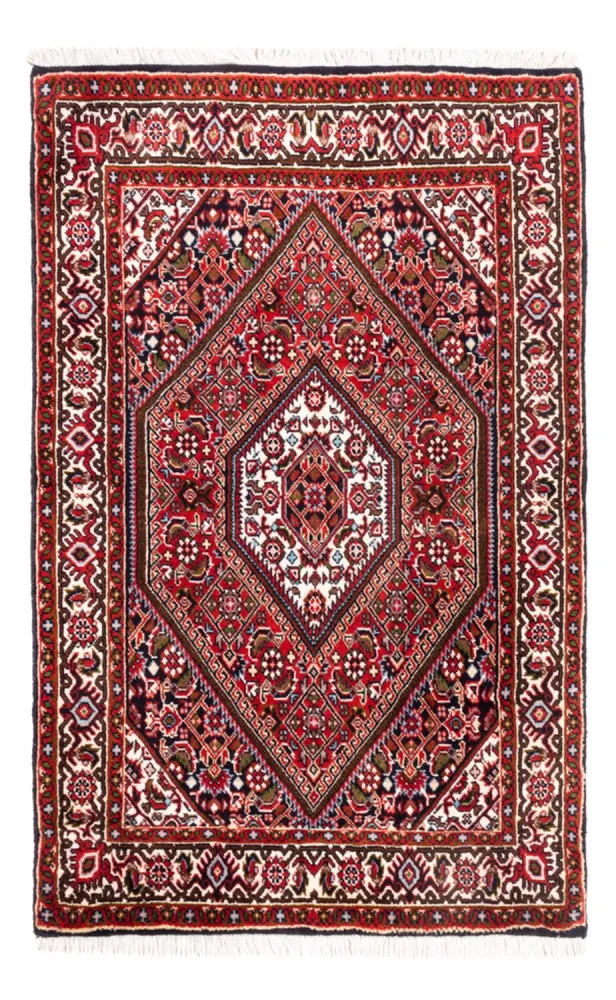 Persisk teppe - Bijar - Royal - 104 x 72 cm - rød