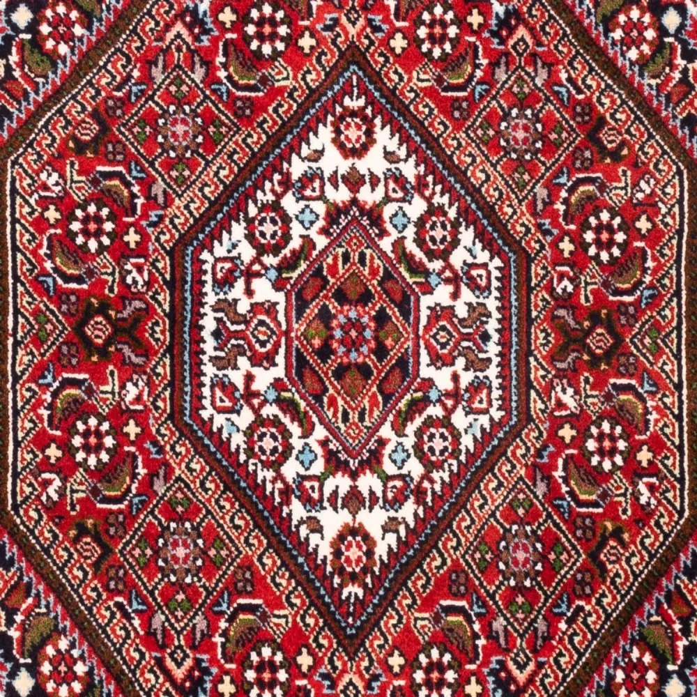 Persisk teppe - Bijar - Royal - 104 x 72 cm - rød