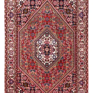 Persisk teppe - Bijar - Royal - 104 x 70 cm - rød