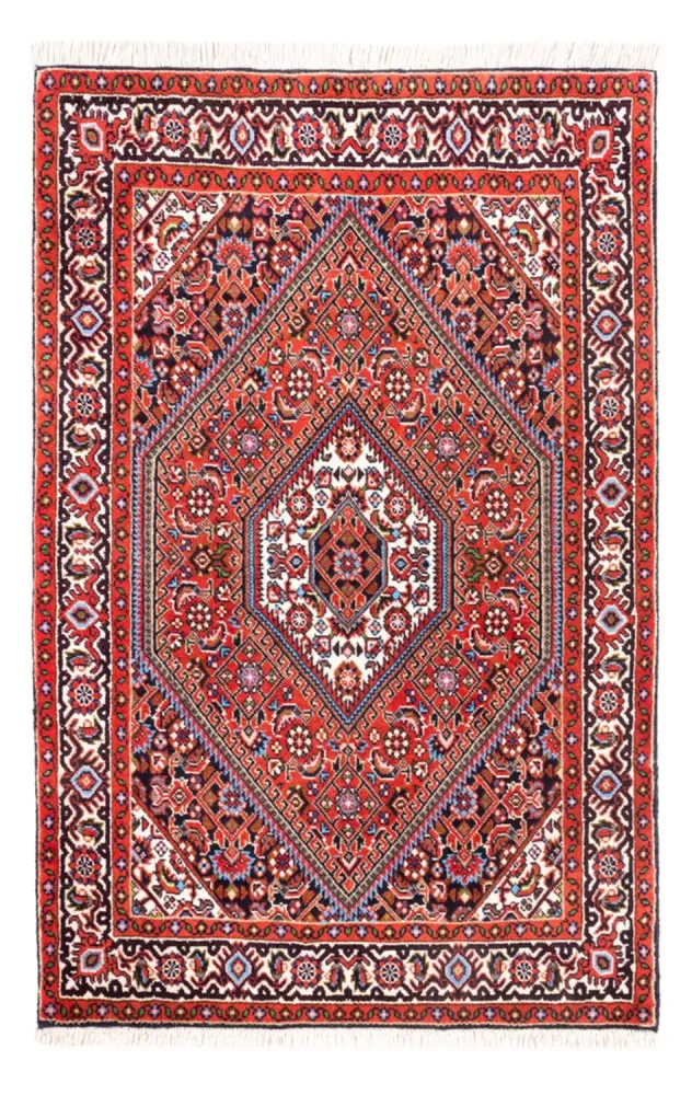 Persisk teppe - Bijar - Royal - 104 x 70 cm - rød
