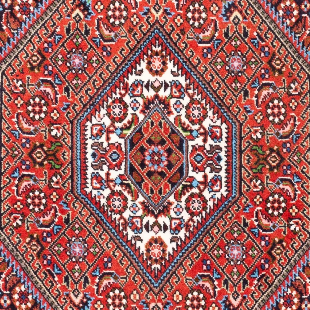 Persisk teppe - Bijar - Royal - 104 x 70 cm - rød
