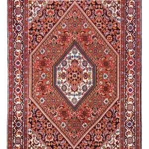 Persisk teppe - Bijar - Royal - 104 x 72 cm - rød