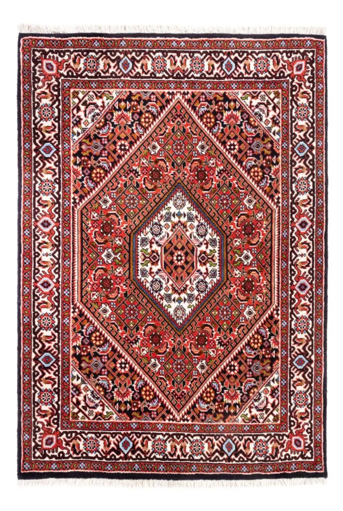 Persisk teppe - Bijar - Royal - 104 x 74 cm - rød