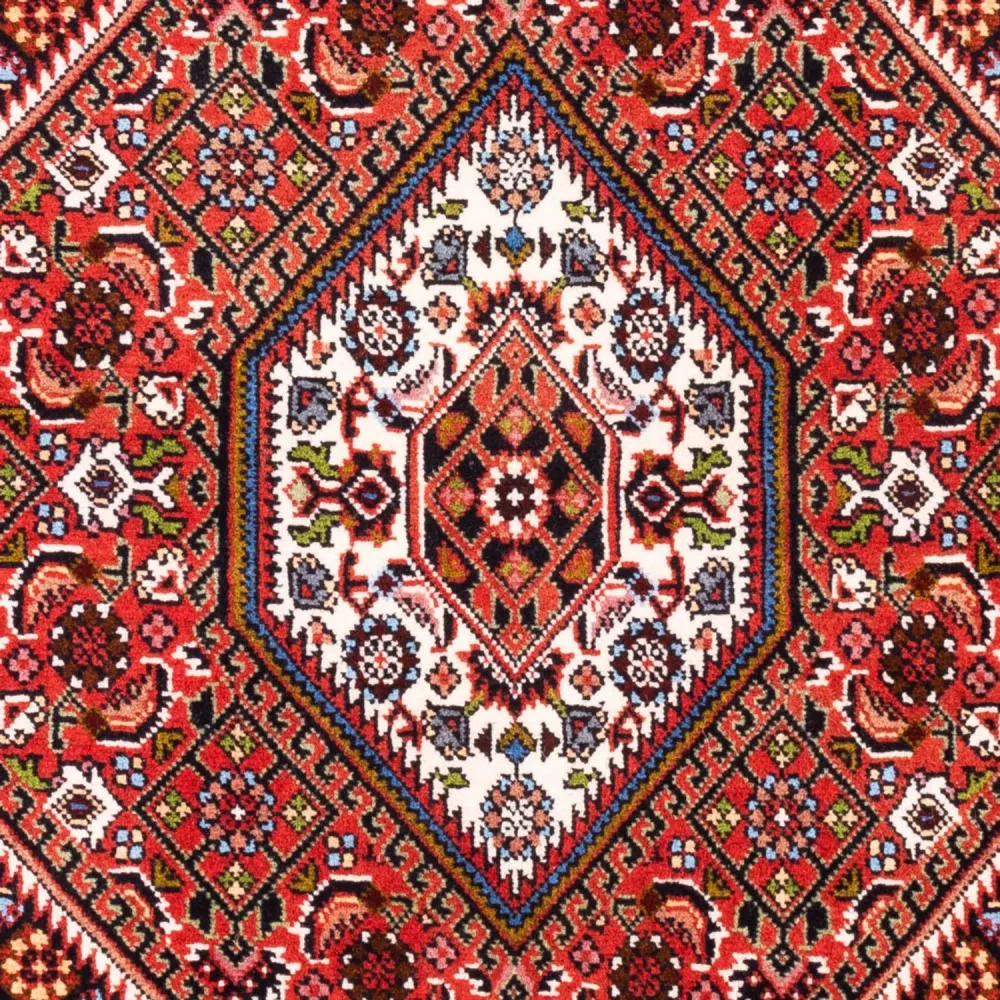 Persisk teppe - Bijar - Royal - 104 x 74 cm - rød