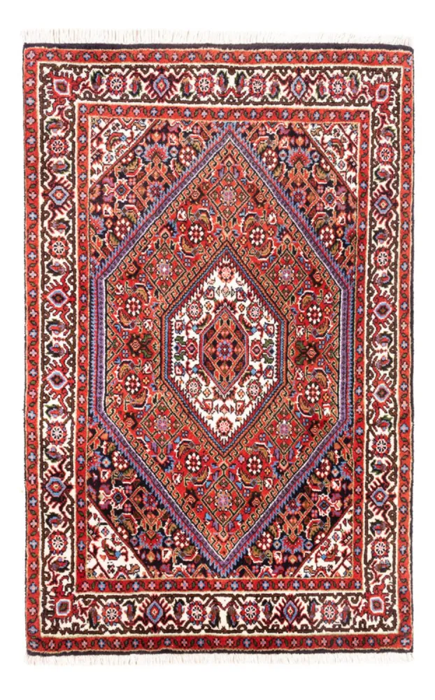 Persisk teppe - Bijar - Royal - 104 x 70 cm - rød