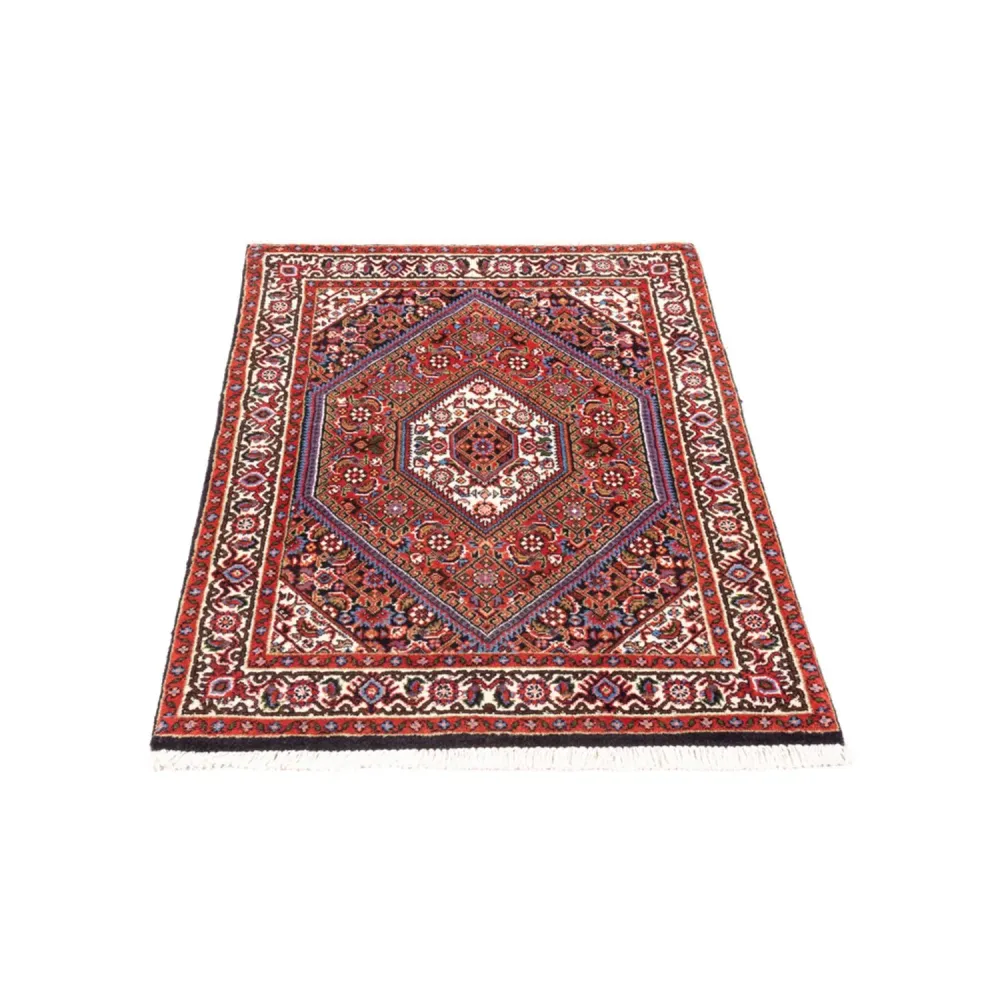 Persisk teppe - Bijar - Royal - 104 x 70 cm - rød