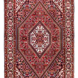 Persisk teppe - Bijar - Royal - 104 x 72 cm - rød