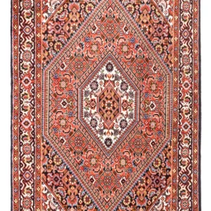 Persisk teppe - Bijar - Royal - 105 x 70 cm - rød