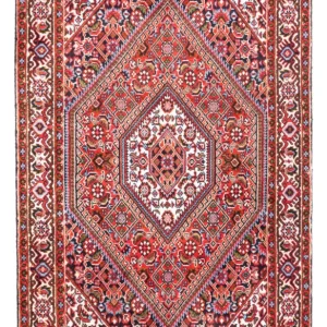 Persisk teppe - Bijar - Royal - 108 x 70 cm - rød