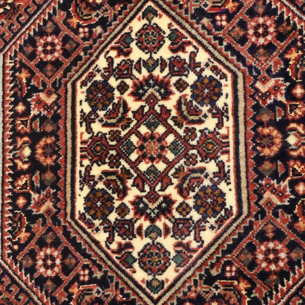 Persisk teppe - Bijar - Royal - 134 x 73 cm - rust