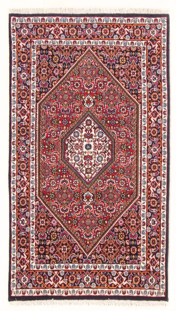 Persisk teppe - Bijar - Royal - 138 x 83 cm - rød
