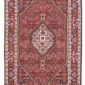Persisk teppe - Bijar - Royal - 138 x 83 cm - rød
