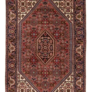 Persisk teppe - Bijar - Royal - 140 x 82 cm - rød