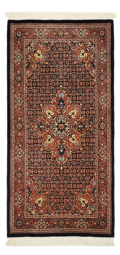 Persisk teppe - Bijar - Royal - 140 x 70 cm - mørk rød