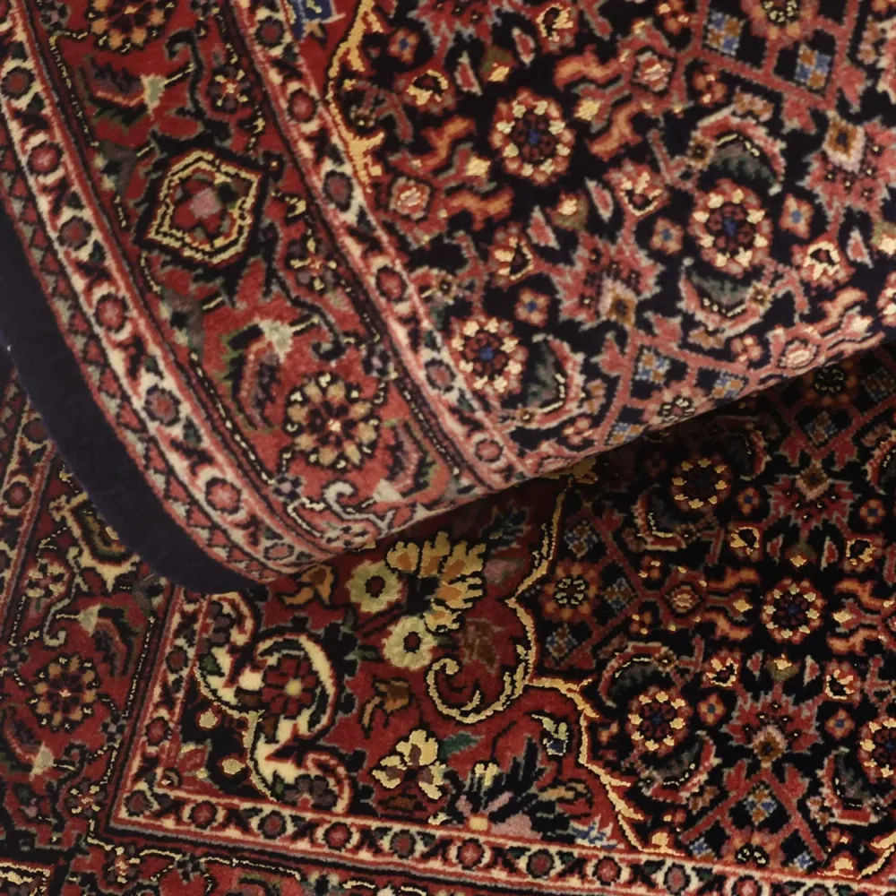 Persisk teppe - Bijar - Royal - 140 x 70 cm - mørk rød