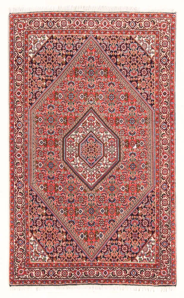 Persisk teppe - Bijar - Royal - 142 x 84 cm - rød