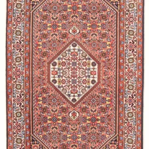 Persisk teppe - Bijar - Royal - 144 x 83 cm - rød