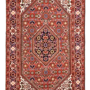 Persisk teppe - Bijar - Royal - 145 x 84 cm - rød