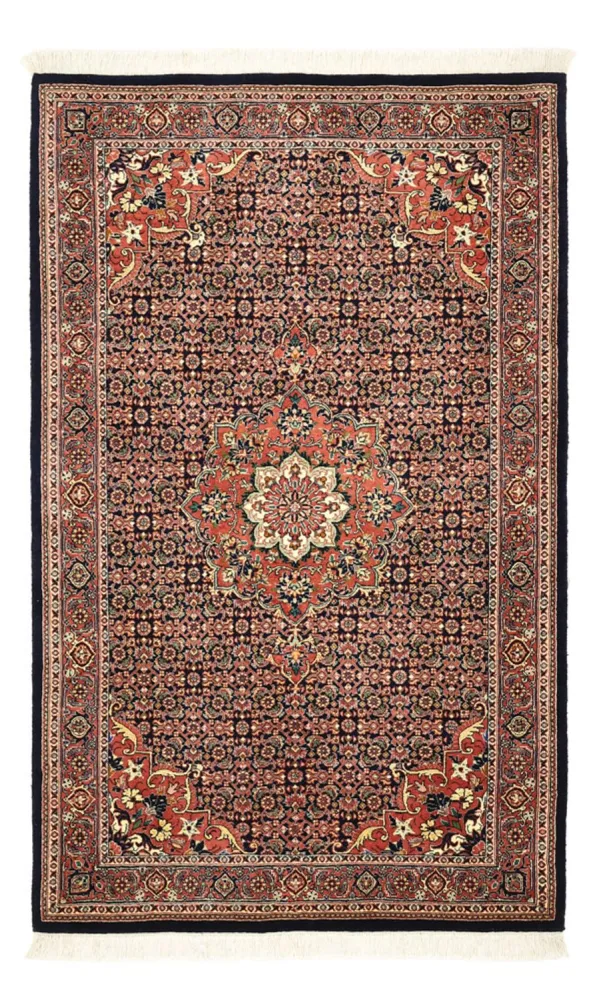 Persisk teppe - Bijar - Royal - 147 x 91 cm - mørk rød