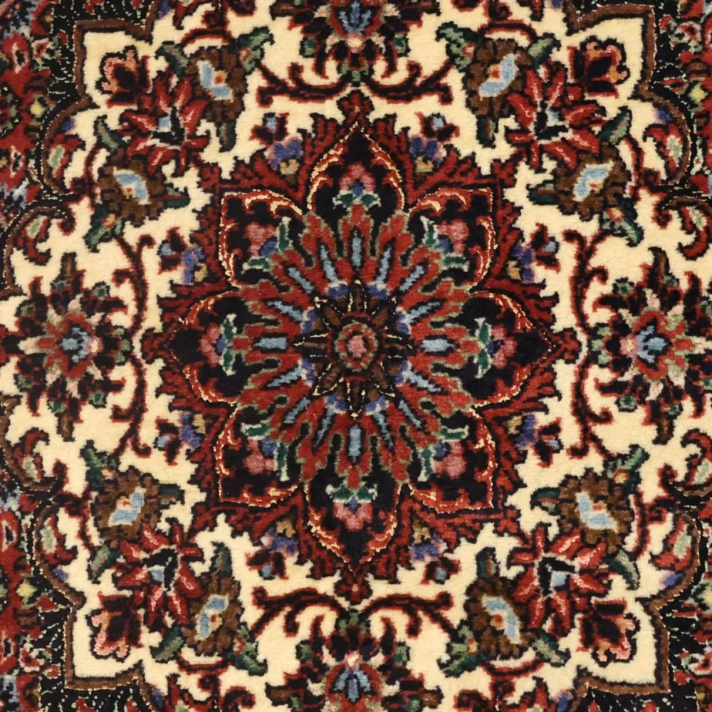 Persisk teppe - Bijar - Royal - 147 x 72 cm - mørk rød