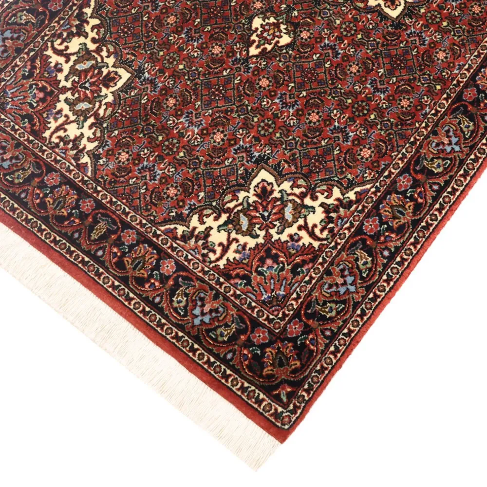 Persisk teppe - Bijar - Royal - 147 x 72 cm - mørk rød
